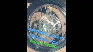 Another easy Mod for Razor SX500 front wheel Upgrade#razorscooter#ebike#sx500#pitbike#dirtbike