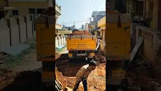 jcb work tipper loding so amezing working #shortsvideo #viralshort #jcb work