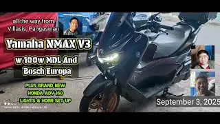 Yamaha NMAX V3 from Villasis, Pangasinan set of 100w MDL and Bosch Europa plus bnew ADV 160