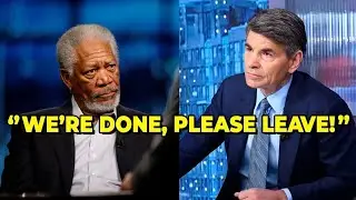 Morgan Freeman Kicked Off Good Morning America After Heated Clash with George Stephanopoulos