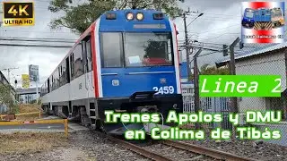 Trenes Apolo y DMU en Colima de Tibás 