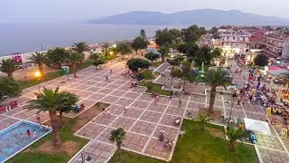Asprovalta, Greece | Evening Walking Tour in 4K