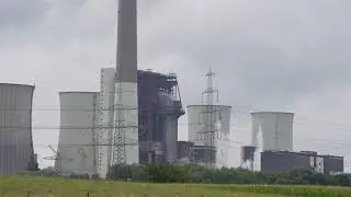 Kraftwerk Scholven Sprengung DeNOx Anlage