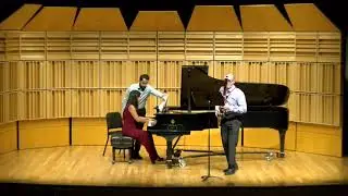 Theofanidis Basson Concerto, Albie Micklich and Sharon Villegas.