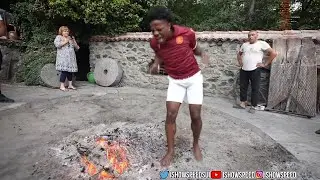 IShowSpeed WALKS ON FIRE GONE WRONG 💀(Safely)