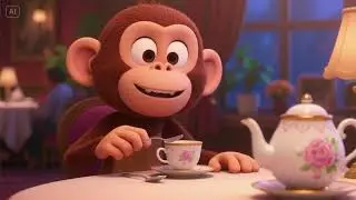 Tea Time with Monkey&rsquo;s Good Manners | A Kindness Song for Kids