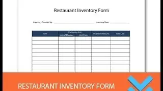 Free Restaurant Inventory App - Freedform.com