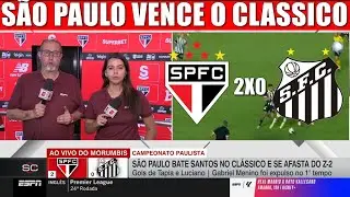❤️🖤SÃO PAULO FC 2 X 0 SANTOS ⚽🔥 TRICOLOR JOGA BEM E VENCE PELO PAULISTÃO 2026 🏟️💥