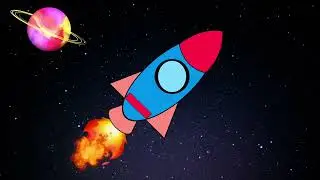 Dream big, work hard, and reach for the Stars 🌟 Rocket Art for kids! Step by step rocket drawing!
