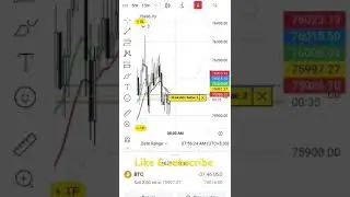 BTCUSD live profit 496$ in 49600 Rupees profit in 5min morning session