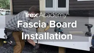 Как установить фасциальные доски на террасу | Trex Academy