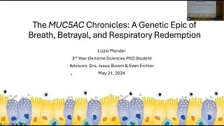 Lizzie Plender | Human Biology talk 1 | Careers in Genomics Symposium 2024