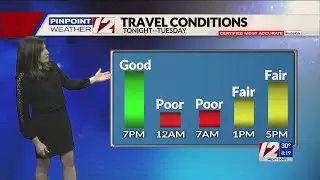 Pinpoint Weather 12 Forecast: Accumulating Snow Arrives Tonight; Monday, February 27, 2023