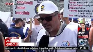Protest cu mii de oameni &icirc;n Piața Victoriei