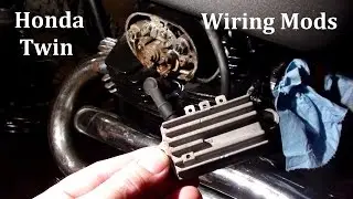 Honda Twin Wiring Mods - Rectifier and Regulator - Project Bike Pt 4