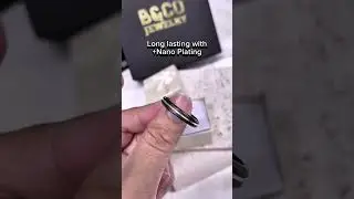 STAND OUT. GO BLACK 🖤💛 Customize your Wedding Bands in BLACK GOLD. Now made long lasting with +...