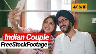 Indian Couple | Slowmotion | 4K UHD | Free Stock Footage | No Copyright
