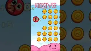 GOLD🪙DIGGER CATCHING COINS ON PINK💗JELLY CLOUD RED BALL #shortvideo #youtubeshorts #shorts #gaming