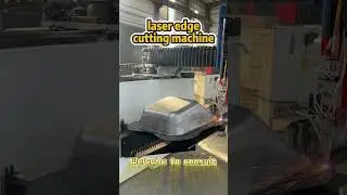High-speed laser edge cutting machine #saw #machine #cnc #manufacturing