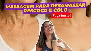 Aula completa de Massagem Facial para menos RUGAS no COLO e PESCOÇO! Bora desamassar!!