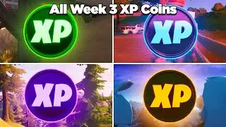 Fortnite All XP Coins Location Guide (WEEK 3) -  Chapter 2 Season 4
