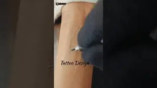 N&rsquo; letter pen tattoo ❤️ | #youtubeshorts #tattooart #tattoo