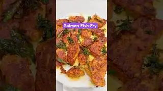 Salmon Fish Fry 🐟🐠 #youtubeshorts #shorts #fish #food #cooking