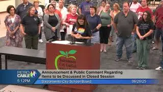 Sacramento City Unified School District - June 26, 2025