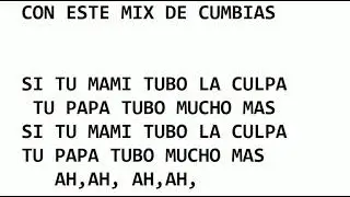 MIX DE CUMBIAS EN KARAOKE TERRIBLES DEL NORTE