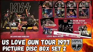 Unboxing KISS US Love Gun Tour 1977 Can Am Box Set Volume 2 | Da ist ein KISS Lineal drin 😱