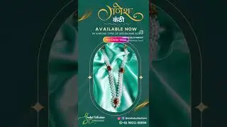 Advance booking for Ganpati Kanthi is started now. DM for orders. #ganpatibappa #festival
