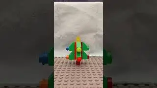 Como hacer un &aacute;rbol de navidad y un regalo de lego🎄🎁