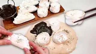 DUMPLINGS SLIME ASMR | FOOD SLIME |  ギョーザスライム ASMR | 音フェチ | HI REMY