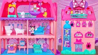 Satisfying with Unboxing Disney Minnie Mouse Mansion Hotel Playset, Toys Collection Review ASMR