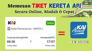 Cara Memesan Tiket KERETA API🔥 Secara Online dengan Pembayaran DANA😱 || Terbaru 2022