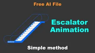 Escalator Animation - After Effects by cycle animation