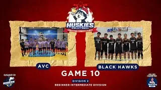 Huskies Christmas Charity League - Division 2 - Game 10 - AVC v Black Hawks | Huskies Volleyball