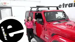 etrailer | Установка: Опоры багажника на крышу Rhino-Rack на Jeep Wrangler Unlimited 2021 года