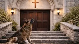 Injured and weak, the dog reached that door&hellip; and no one understood why.