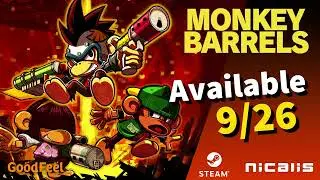 Monkey Barrels Steam Announcement Trailer