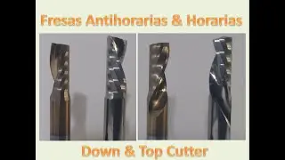 Cortadores Espiral Horaria y Antihoraria (Up & Down Cutter)