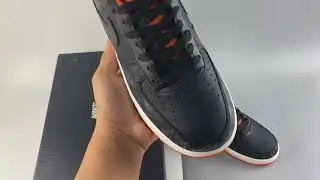 Nike Air Force 1 Low Halloween 2021 Black Starfish Sail DC8891-001