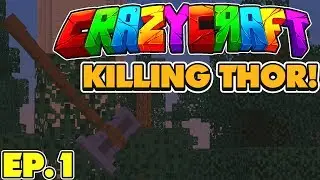 Killing Thor | Minecraft Bedrock Crazycraft (1)