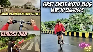 CYCLING IN MUMBAI 😰 | MUMBAI CYCLING VLOG | NAVI MUMBAI VLOGS |