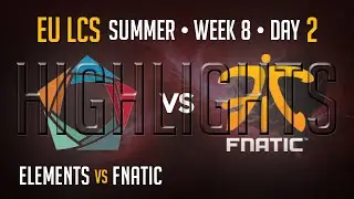 Elements vs Fnatic HIGHLIGHTS | Week 8 Day 2 EU LCS Summer Split 2015 S5 | EL vs FNC W8D2