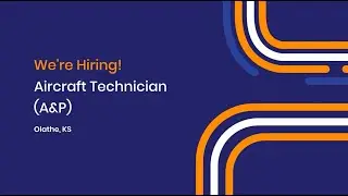 Aircraft Technician A P Position in Olathe, KS