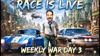 BGMI Weekly War Day 3 Live Stream Full Competitive Lobby & Tournament Level Gameplay RACEisLIVE 10PM