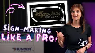 How to Make a Professional Custom Sign with a Laser Cutter | Design with Leigh