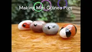 Making mini guinea pig figurines
