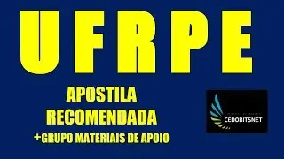 CONCURSO UFRPE APOSTILA CONCURSO P&Uacute;BLICO UNIVERSIDADE FEDERAL RURAL PERNAMBUCO MATERIAIS GRATUITOS
